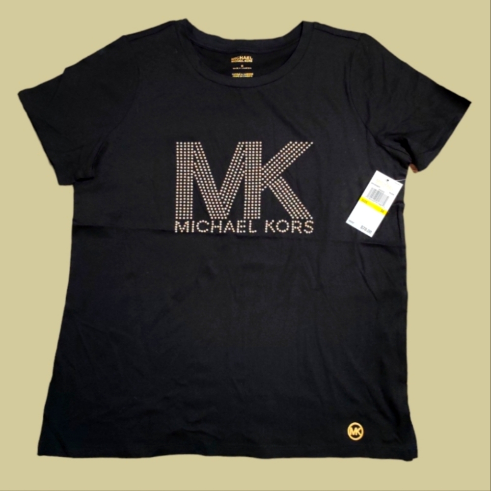 Michael kors Women's shirt with gold metal aplique
